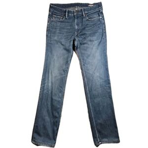 Bonobos Mens Jeans The Blue Jean 32x36 Premium 4-Way Stretch Straight 19512